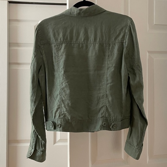 Quince 100% European Linen Jacket, Light Cargo - Picture 3 of 7